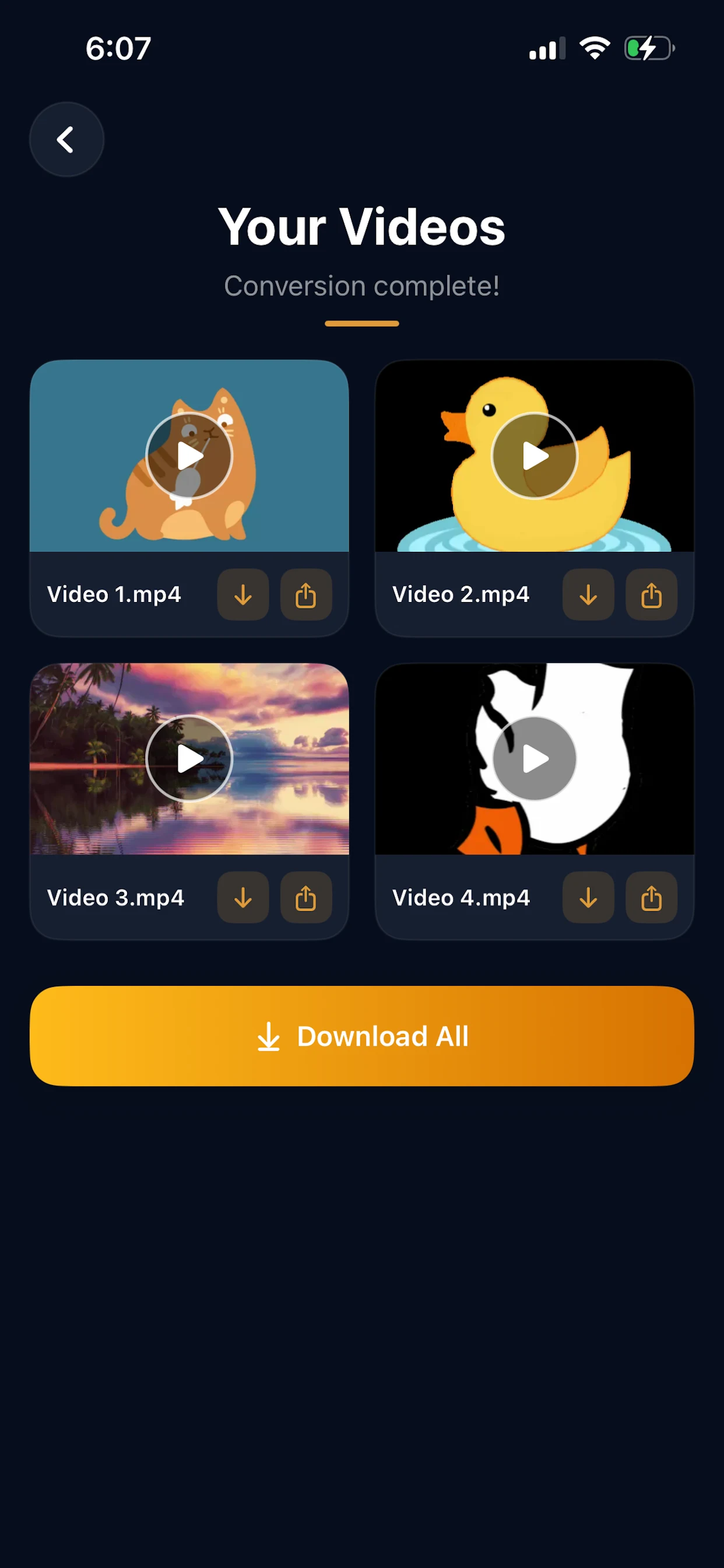 GIF to Video Converter screenshot
