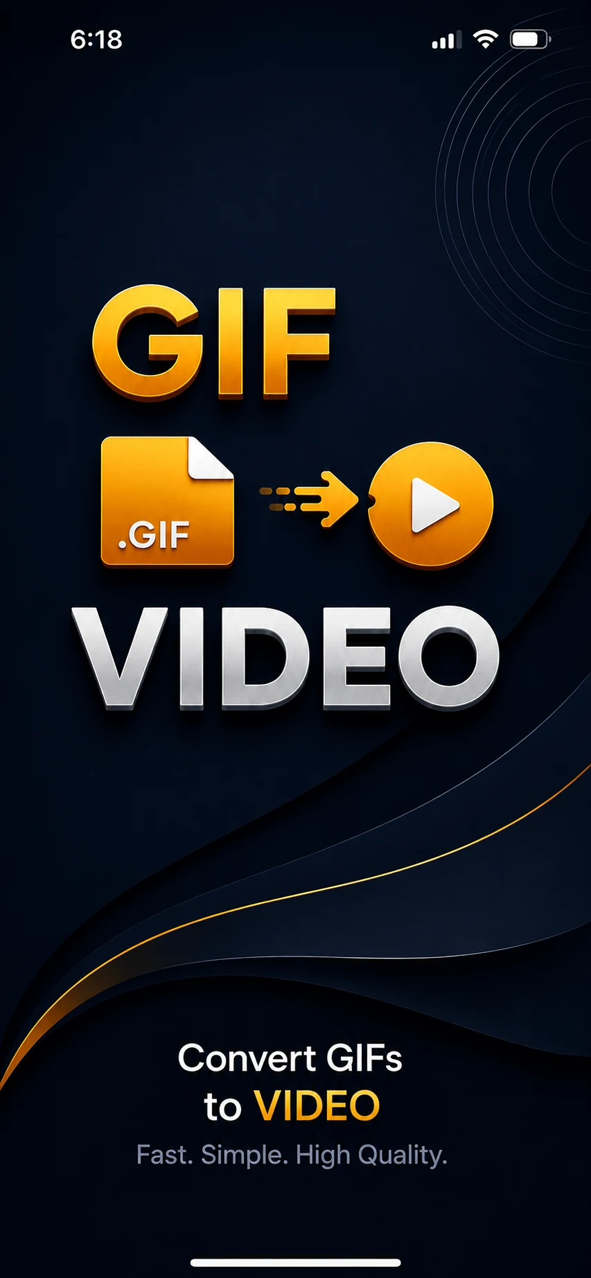 GIF to Video Converter screenshot